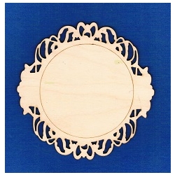 SKLEJKA #3mm Rozetka 15x15cm ażurowa , dekor 15x15cm, tabliczka 15x15cm ozdobna / 7979